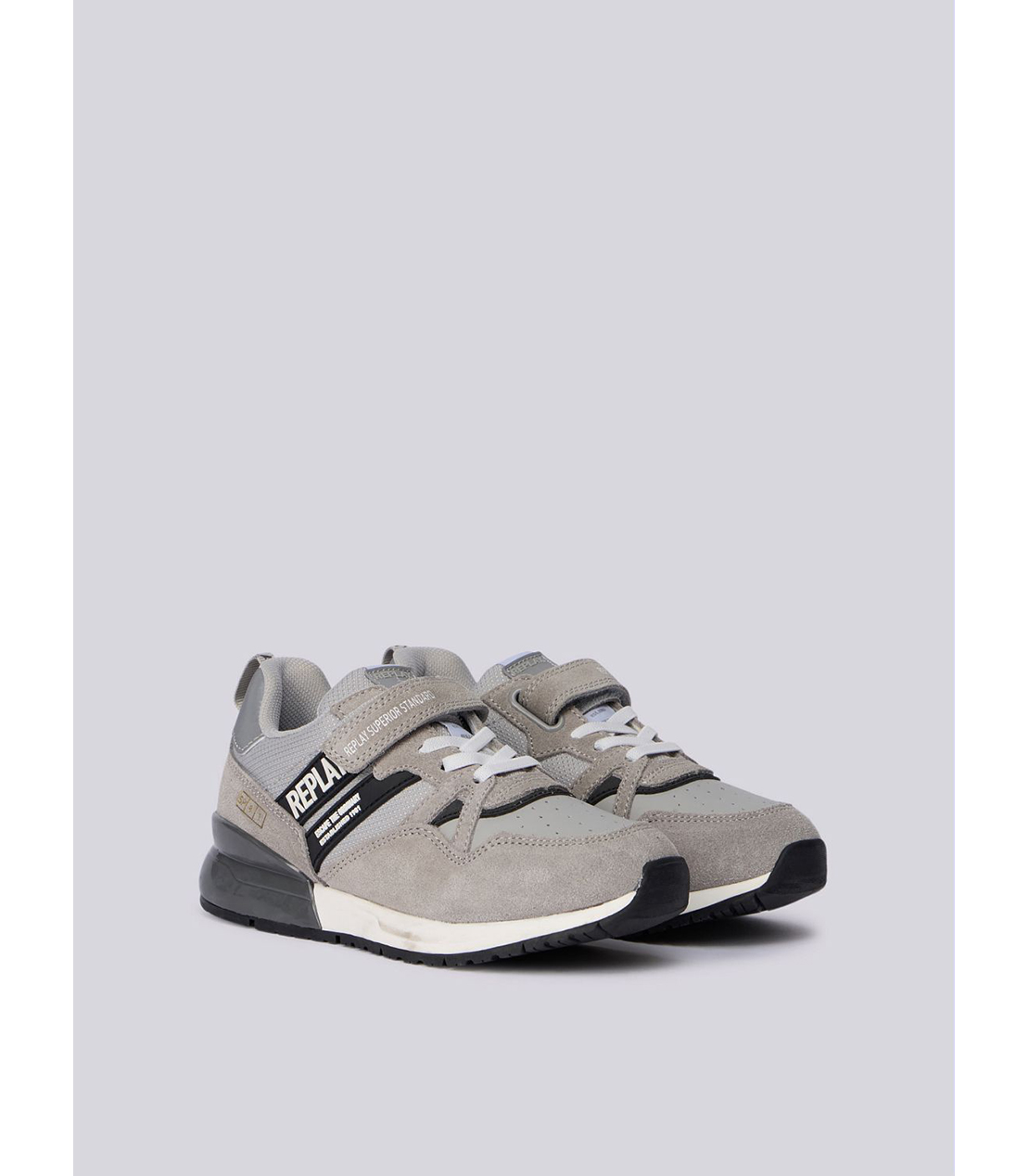 ボーイズ シューズ 詳細画像 グレー系 3